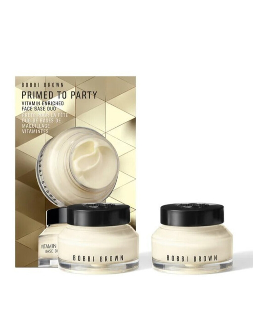 100$ Bobbi Brown Vitamin Enriched Face Base Primer Moisturizer Duo Vitamin C